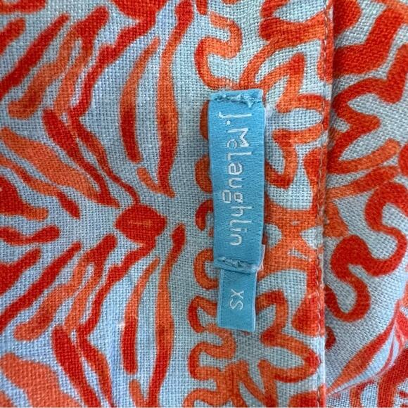 J. McLaughlin Antigua Sleeveless Linen Swing Dress Size XS - Picture 12 of 16